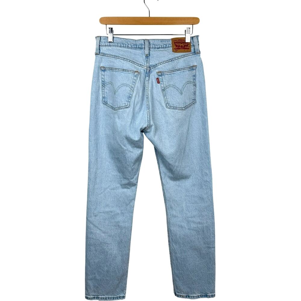 Levi's 501 Original Jeans Light Wash Straight Leg W28 L30 Button Fly Classic